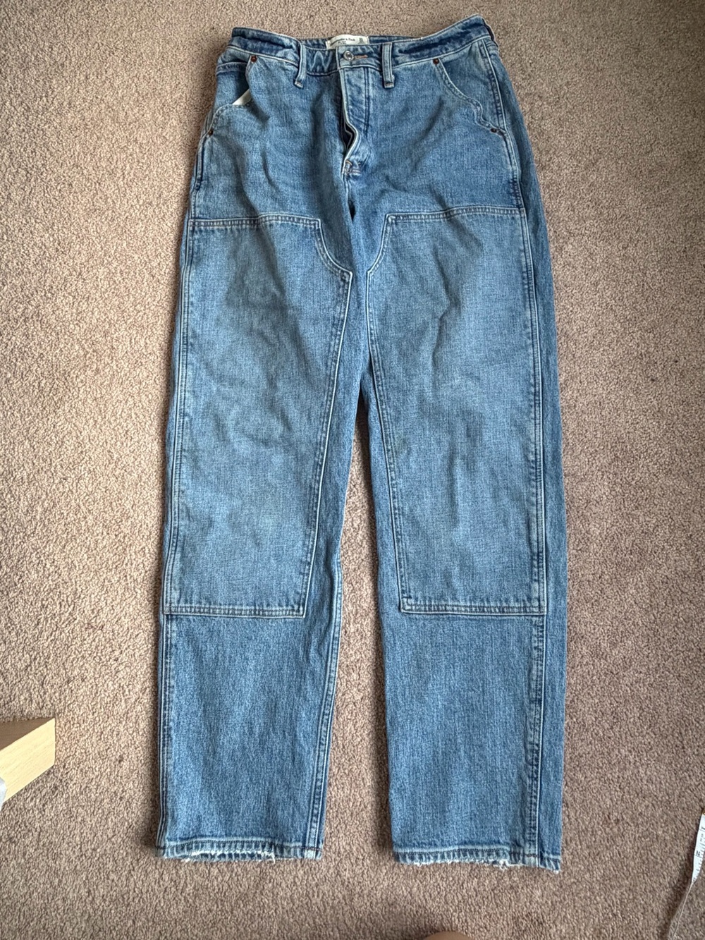🍁 ABERCROMBIE + FITCH - The Dad High Rise - Size 30 - FLAW - Picture 9 of 9
